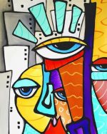 Abstract Eyes Paint By Numbers