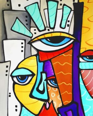 Abstract Eyes Paint By Numbers