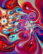 Abstract Mix Up Colors Paint By Numbers