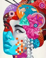 Abstract Woman Paint by numbers