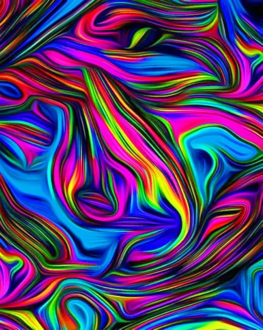 Abstract Colors Paint By Numbers