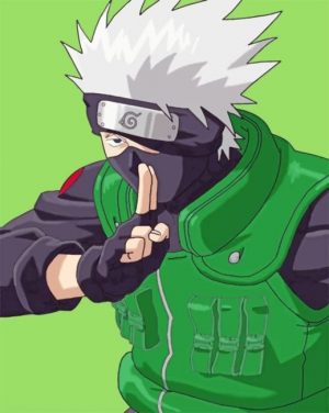Kakashi Hatake Paint By Numbers