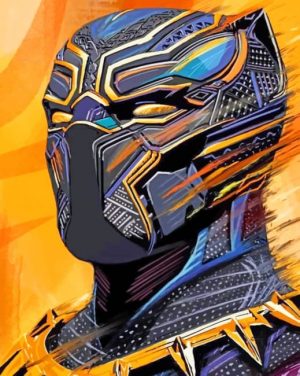 Black Panther Paint By Numbers