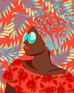 Illustrations Black Woman Paint By Numbers