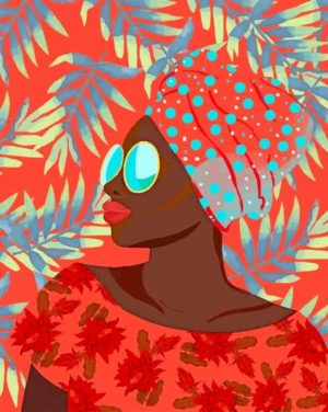 Illustrations Black Woman Paint By Numbers