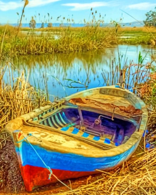Old Boat Paint By Numbers