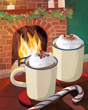 Christmas Drinks Paint By Numbers