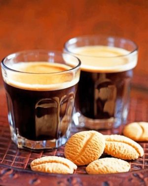 Coffee Cups Paint By Numbers