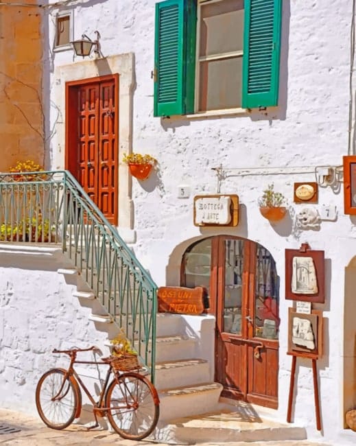 Italy Ostuni Paint By Numbers