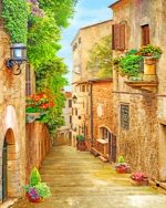 Italian Houses Paint By Numbers