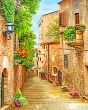Italian Houses Paint By Numbers
