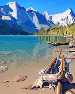 Mountains And River Paint By Numbers