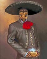Mexican Skull Paint By Numbers