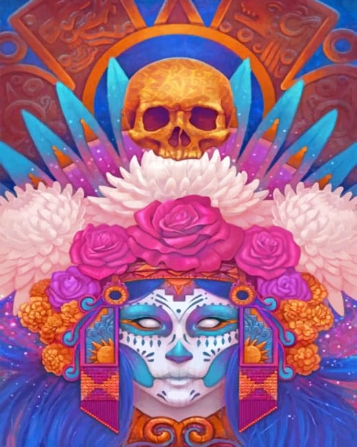 Sugar Skull Paint By Numbers