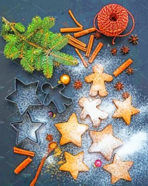 Christmas Cookies Paint By Numbers