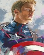 Captain America Paint By Numbers