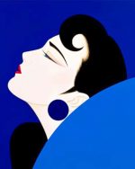 Illustration Asian Woman Paint By Numbers