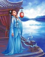 Young Asian Woman Paint By Numbers