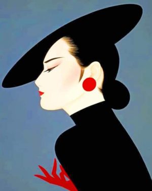 Classy Asian Woman Paint By Numbers