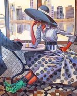 Lady With A Sunhat Paint By Numbers