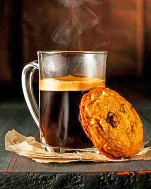 Coffee And Cookie Paint By Numbers