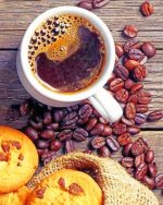 Coffee Beans And Cookies Paint By Numbers