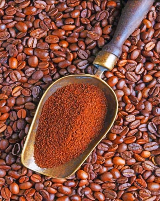 Coffee Beans Paint By Numbers