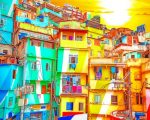 Favela Rio De Janeiro Paint By Numbers