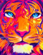 Tiger Face Paint By Numbers