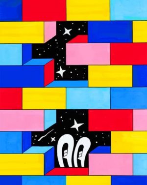 Colorful Wall Paint By Numbers