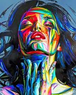 Colorful Woman Paint By Numbers