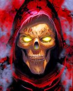 Dangerous Skull Paint By Numbers