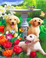 Labrador Puppies Paint By Numbers