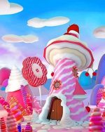 Sweet Candyland Paint By Numbers