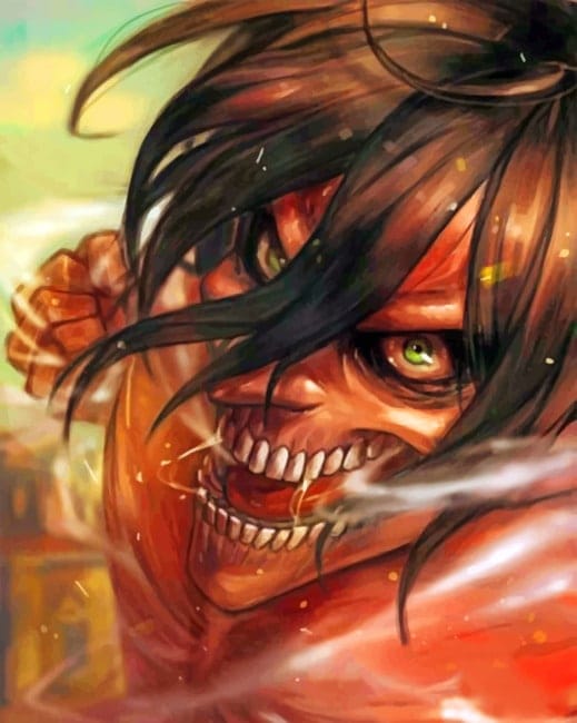 Eren Jaeger Titan Paint By Numbers