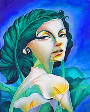 Lily Woman Paint By Numbers