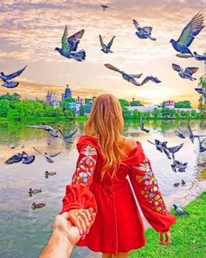 Follow Me Everywhere I Go Paint By Numbers