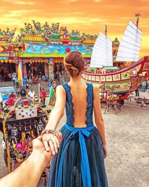 Follow Me To Dai Tien Temple Paint By Numbers