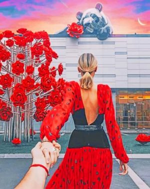 Follow Me Wherever I Go Paint By Numbers