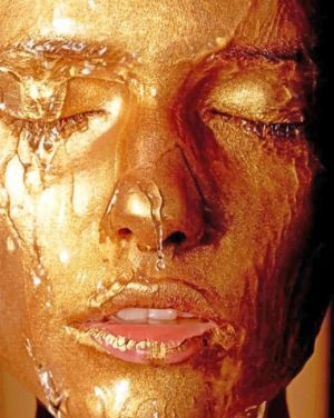 Gold Girl paint by numbers