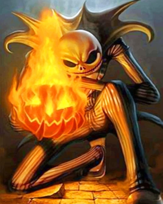 Jack Skellington Paint By Numbers