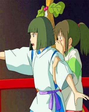Haku And Chihiro Paint By Numbers