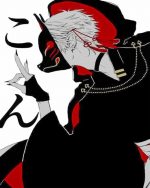 Illustration Kitsune Paint By Numbers