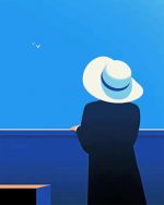 Illustrations Woman In Hat Paint By Numbers