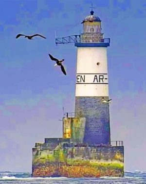 Ar Men Lighthouse Paint By Numbers