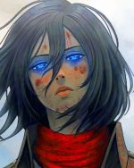Mikasa Ackerman Paint By Numbers