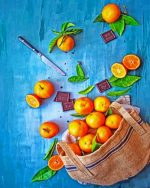 Orange And Chocolate Paint By Numbers