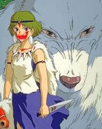 Princess Mononoke Anime Paint By Numbers