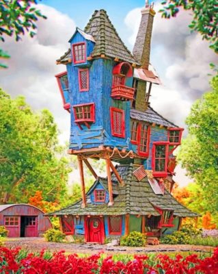 rons-house-harry-potter-paint-by-numbers