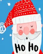 Illustration Santa Paint By Numbers